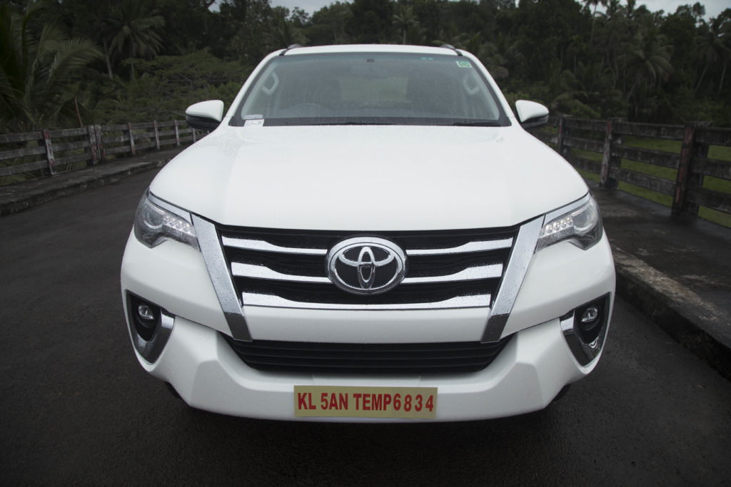 Rent Toyota Fortuner automatic in Kerala